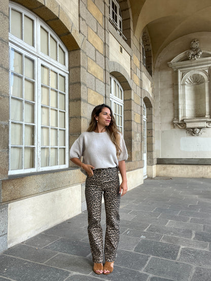 Jean droit Solange Léopard