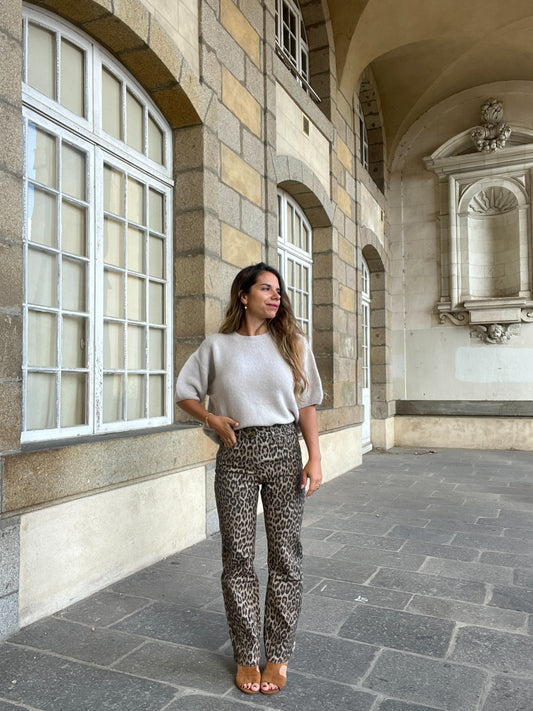 Jean droit Solange Léopard