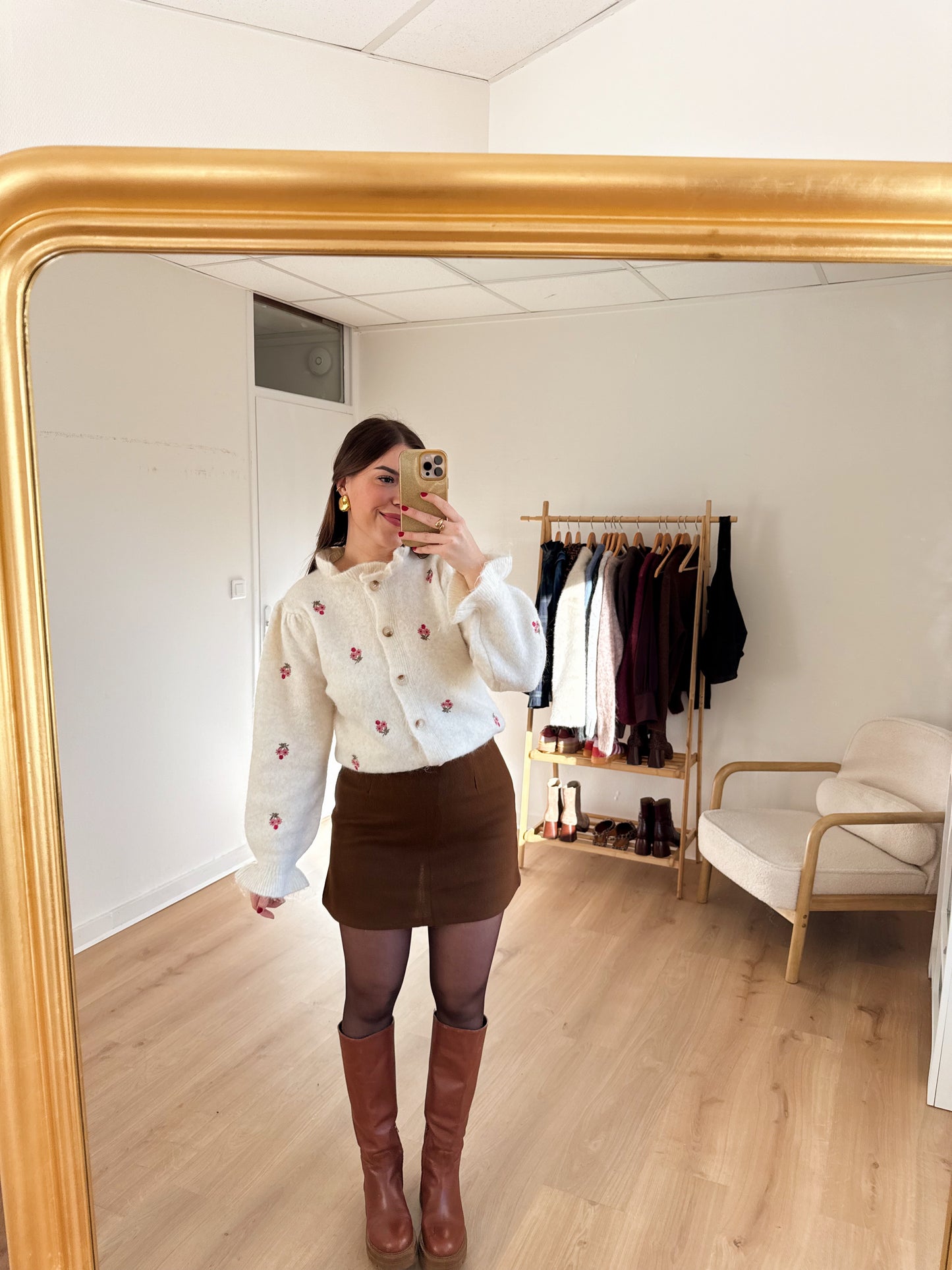 Cardigan fleuri Anna