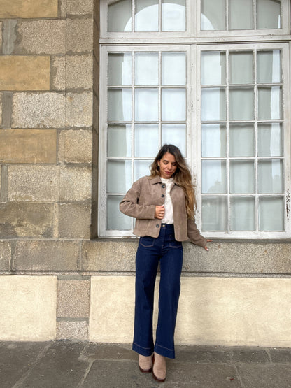 Veste effet suédine Thelma