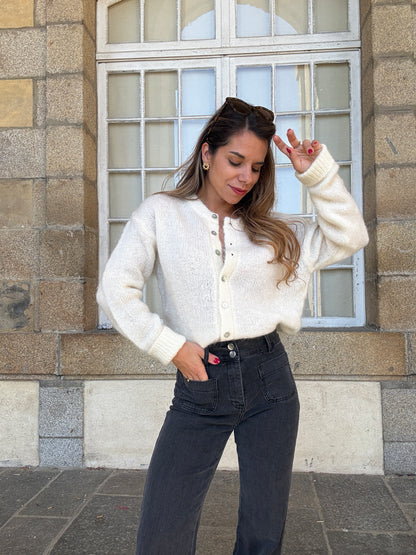Cardigan Garance écru