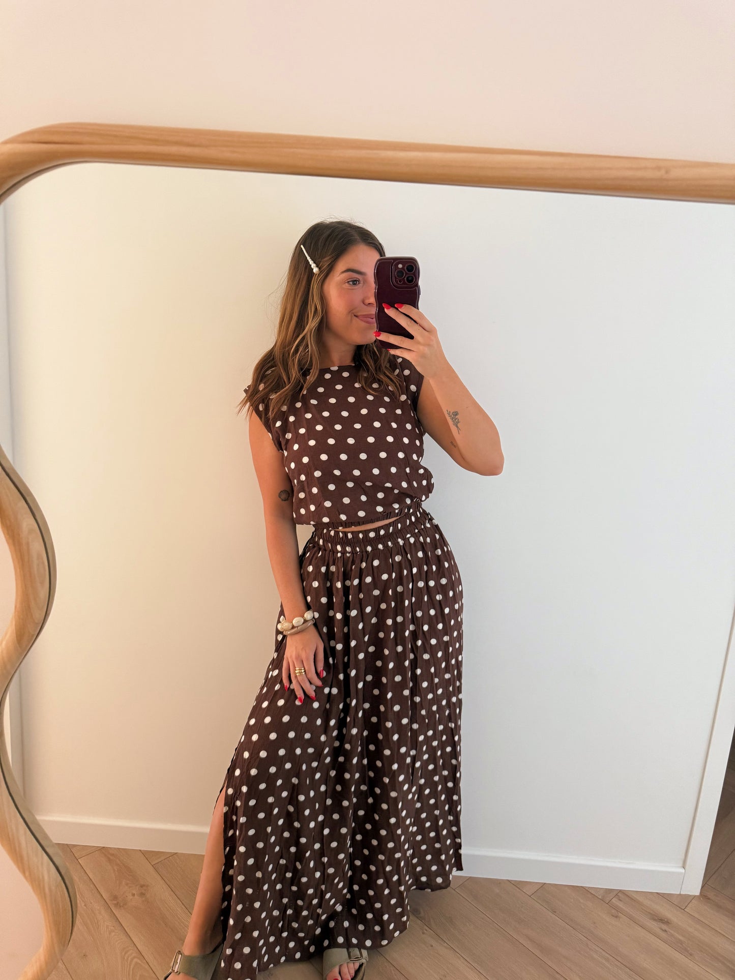 Ensemble Ornella à pois