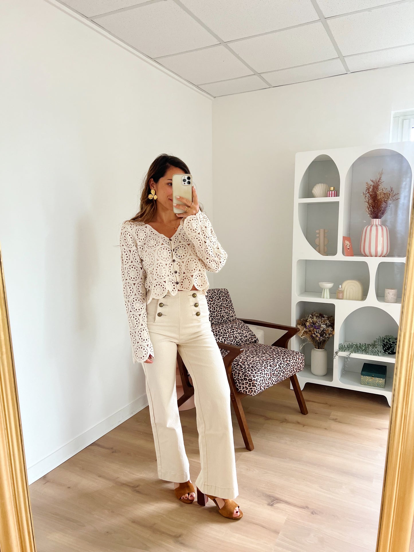 Blouse en crochet Andrea