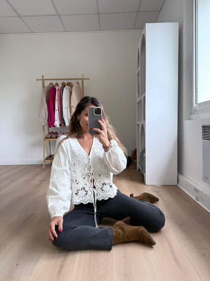 Blouse brodée Juliette