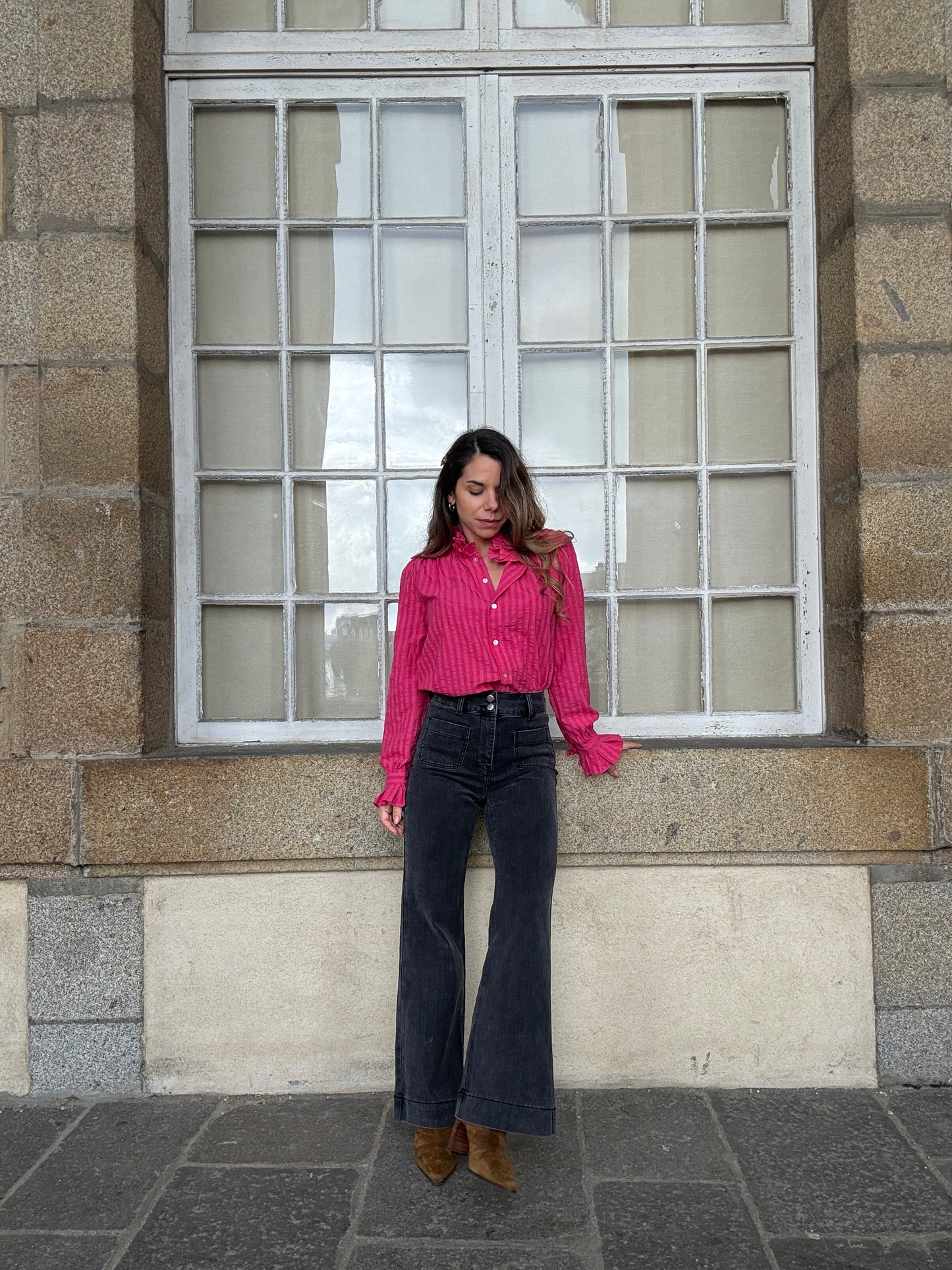 Jean Elenette gris anthracite