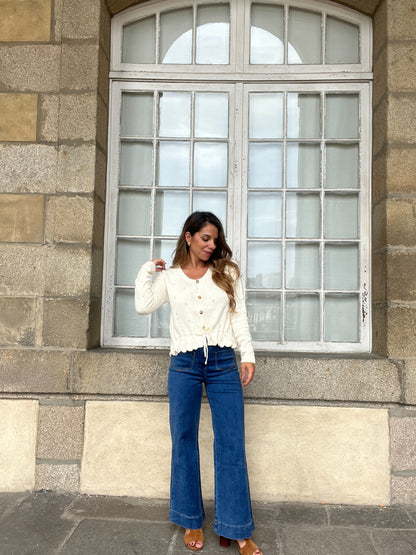 Cardigan Emma écru
