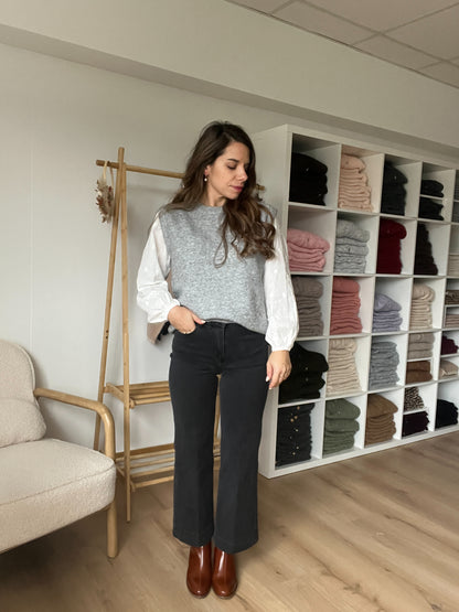 Pull sans manche tout doux Emma