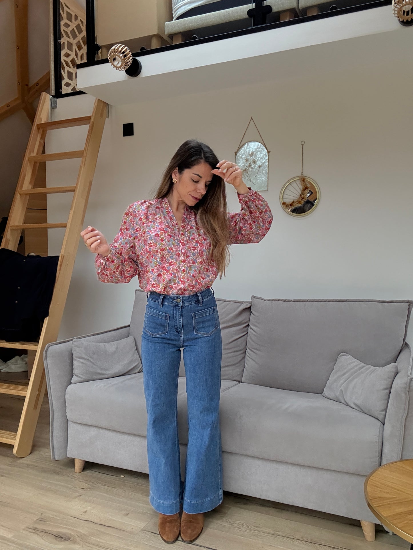 Blouse fleurie Capucine