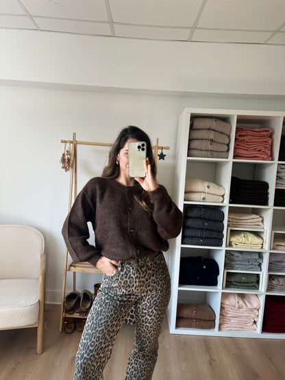 Cardigan Margaux chocolat