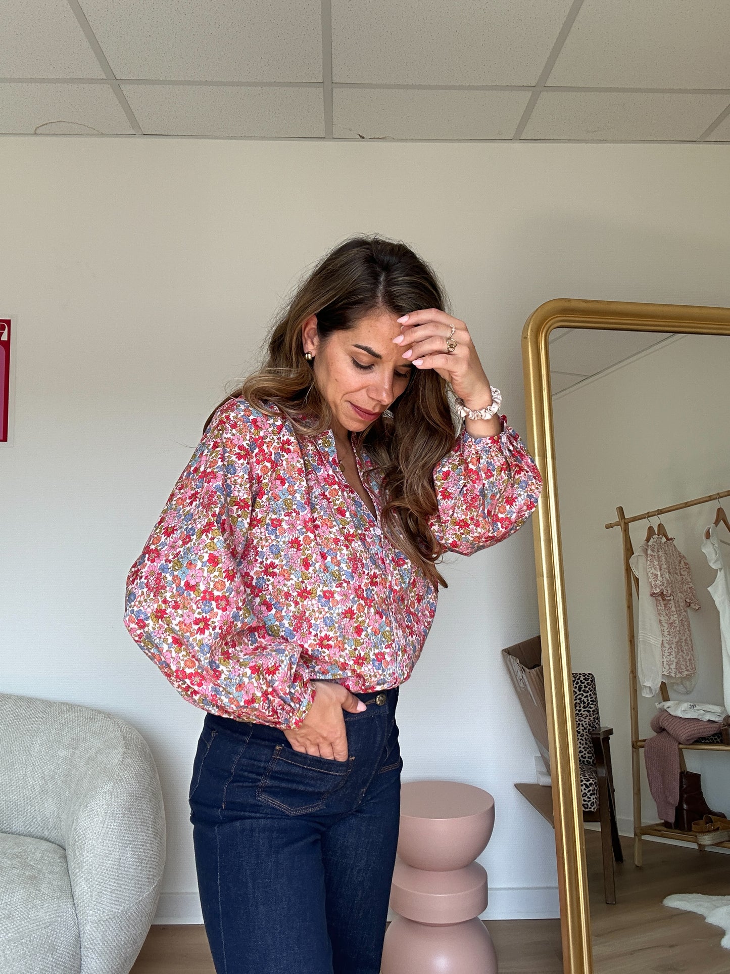 Blouse fleurie Capucine