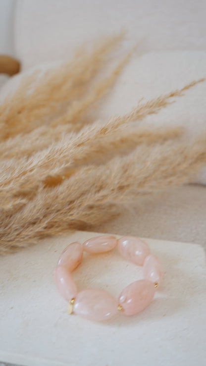 Bracelet Solal doux rose