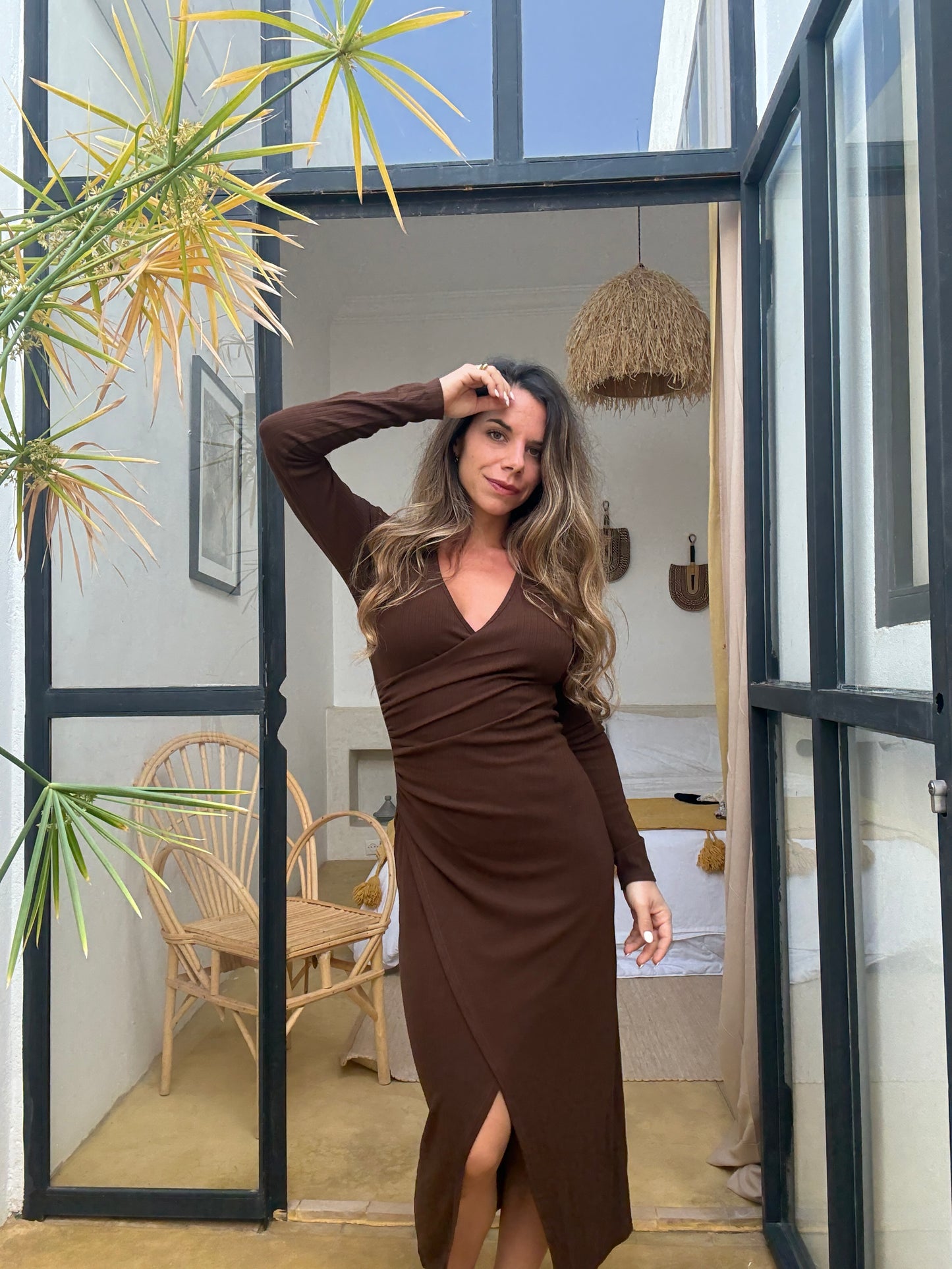 Robe Romane chocolat