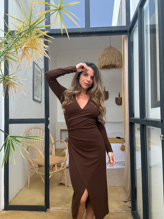 Robe Romane chocolat