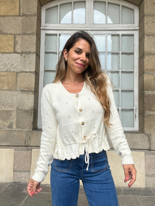 Cardigan Emma écru