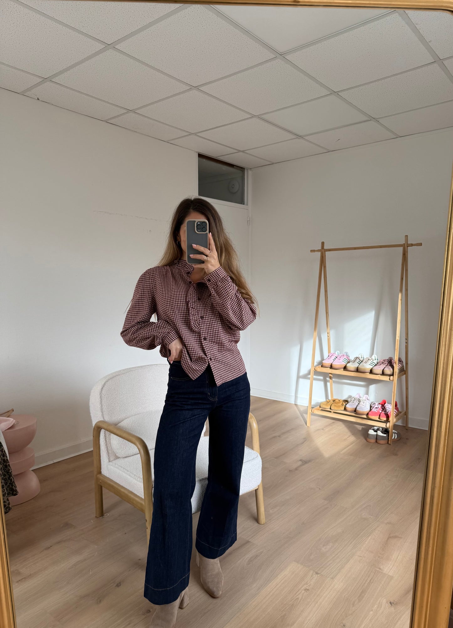 Blouse à carreaux Margaux