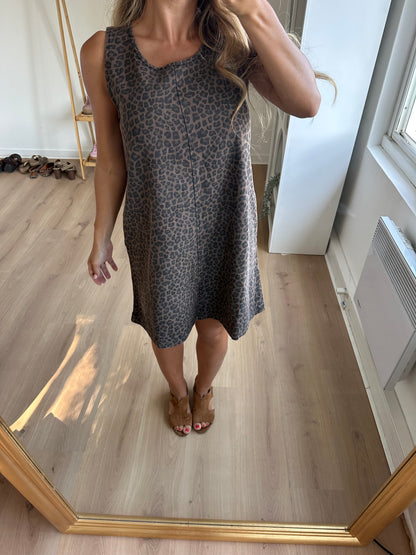 Robe Léa léopard