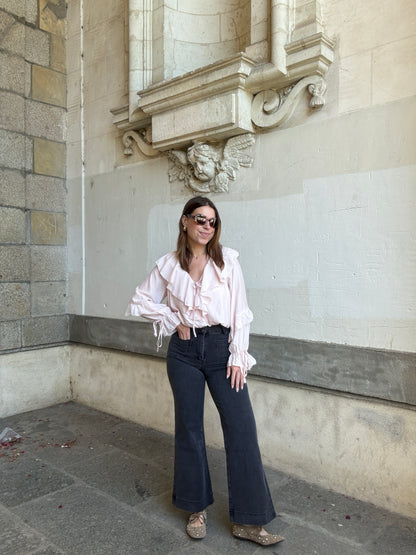 Blouse Iris rose pâle