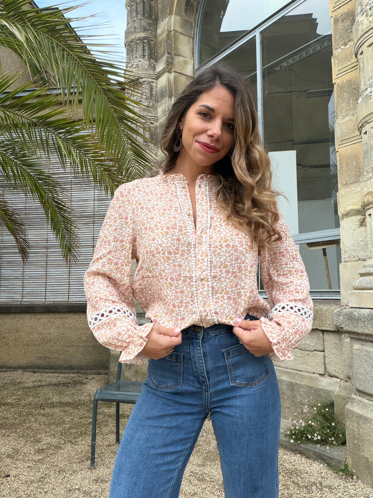 Blouse fleurie Daphné