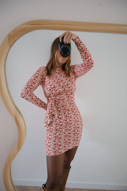 Robe courte à noeud Coline
