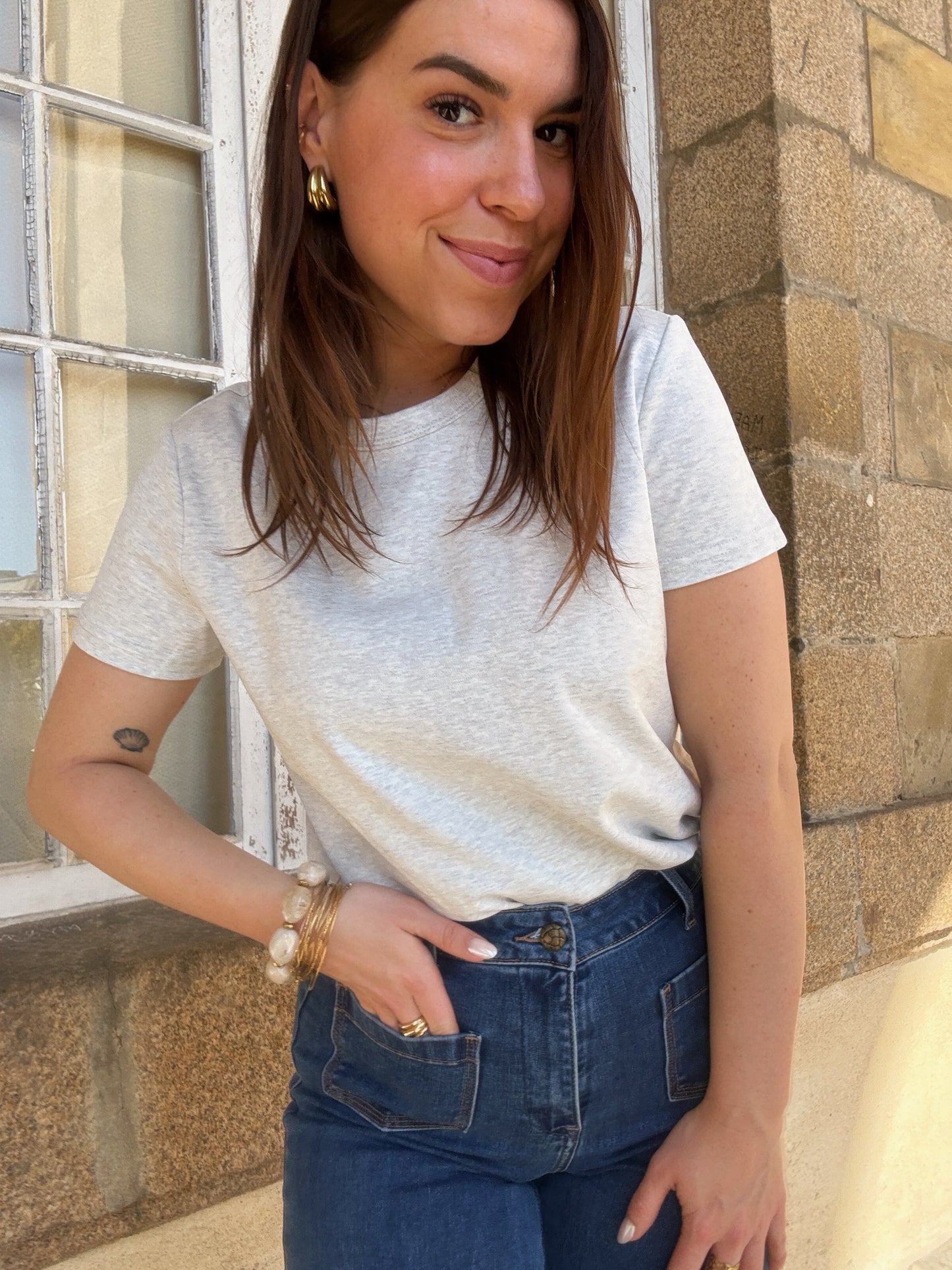 Le Tee-shirt gris parfait Max