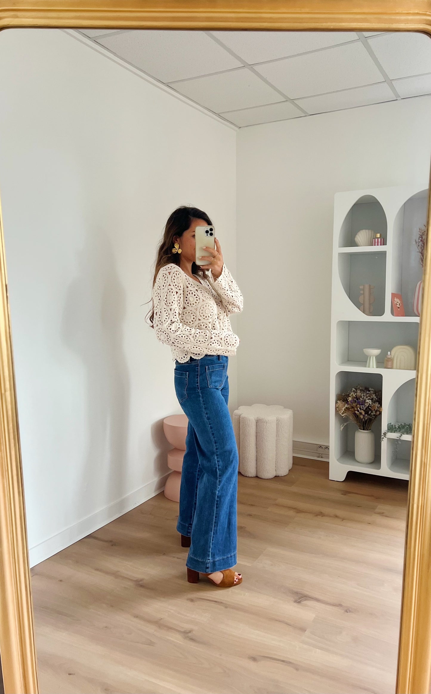 Blouse en crochet Andrea