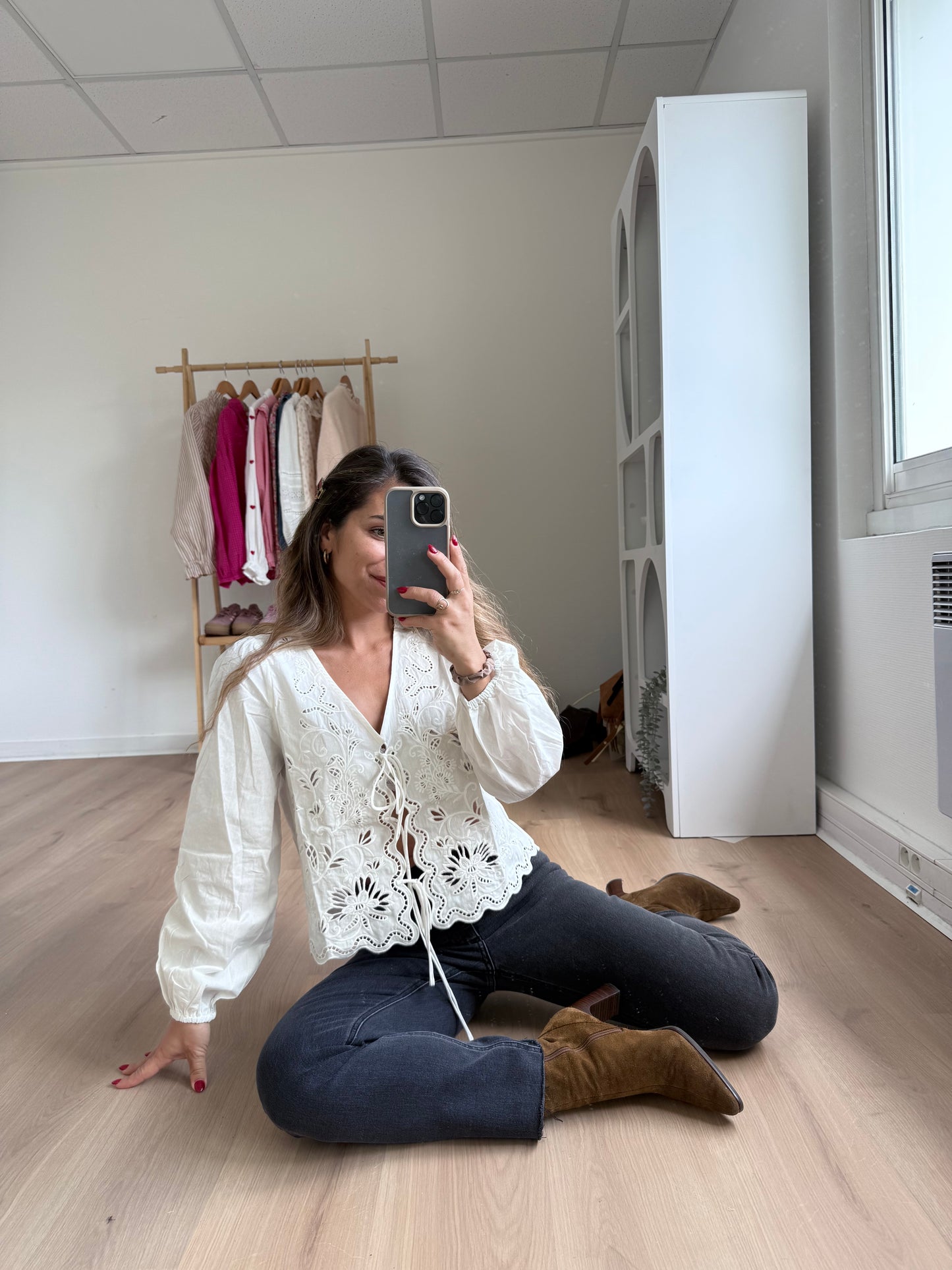 Blouse brodée Juliette