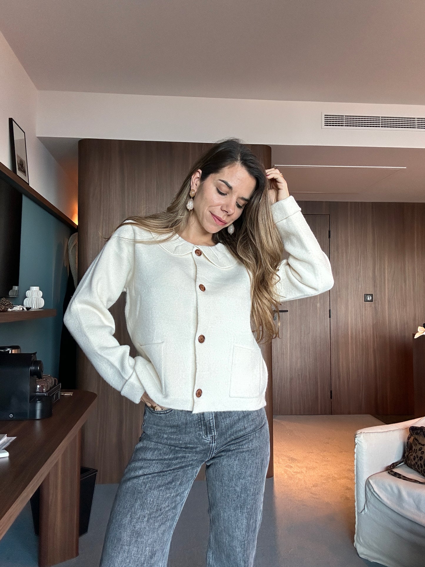 Cardigan Gloria écru
