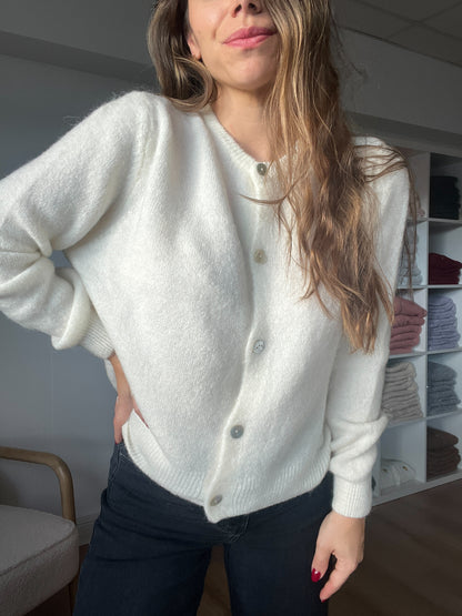 Maille en laine Léonie écrue