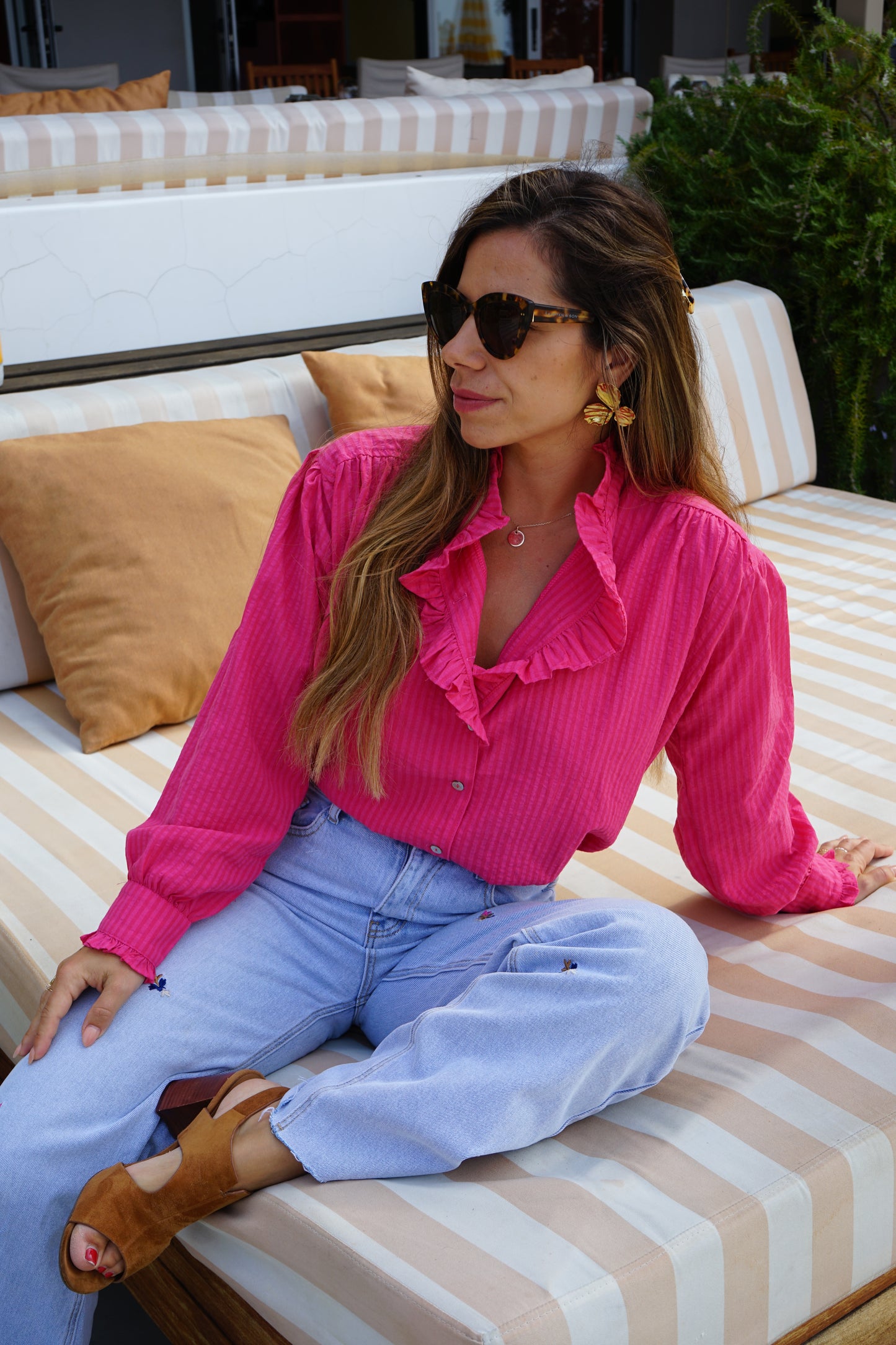 Chemise rose Alice