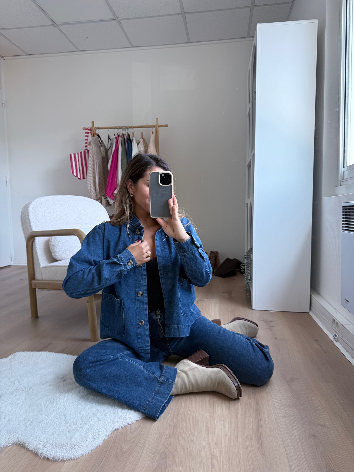 Veste en jean Isaure