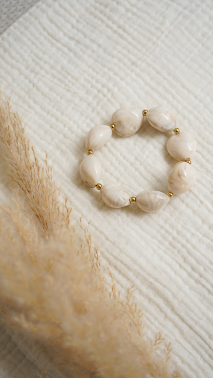 Bracelet Solal taupe nacré