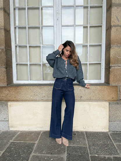 Cardigan Charlie gris foncé