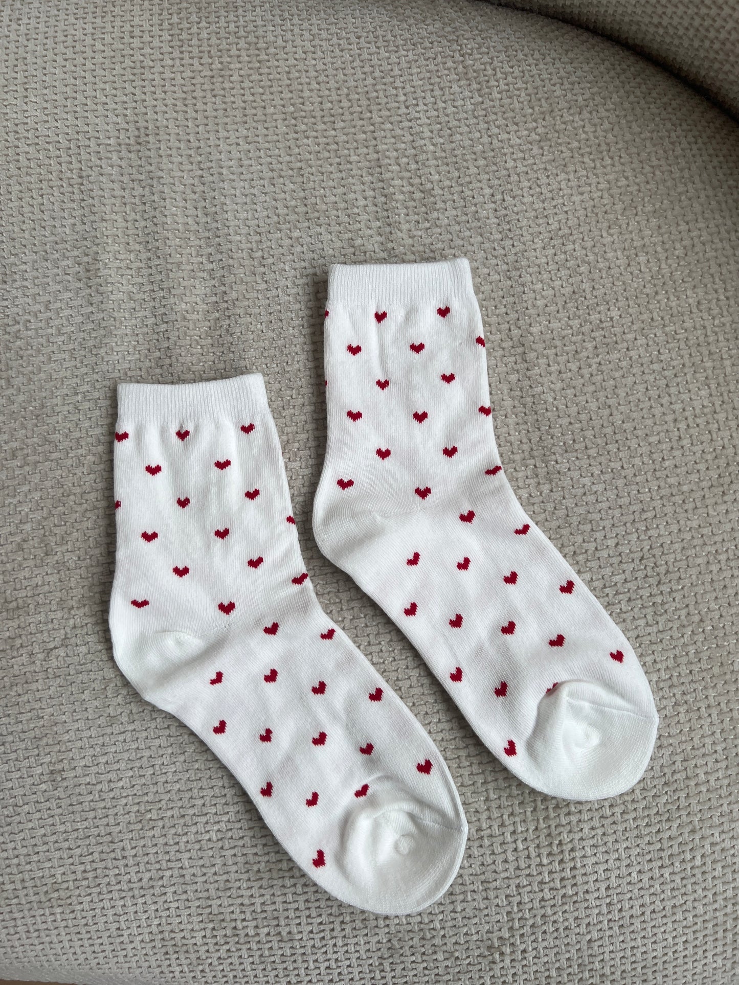Chaussettes mini cœurs