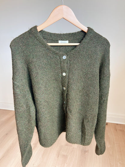 Cardigan Charlie kaki