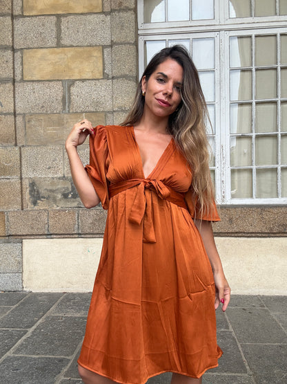 Robe Valentina terracotta