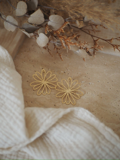 Boucles d'oreille Fleur