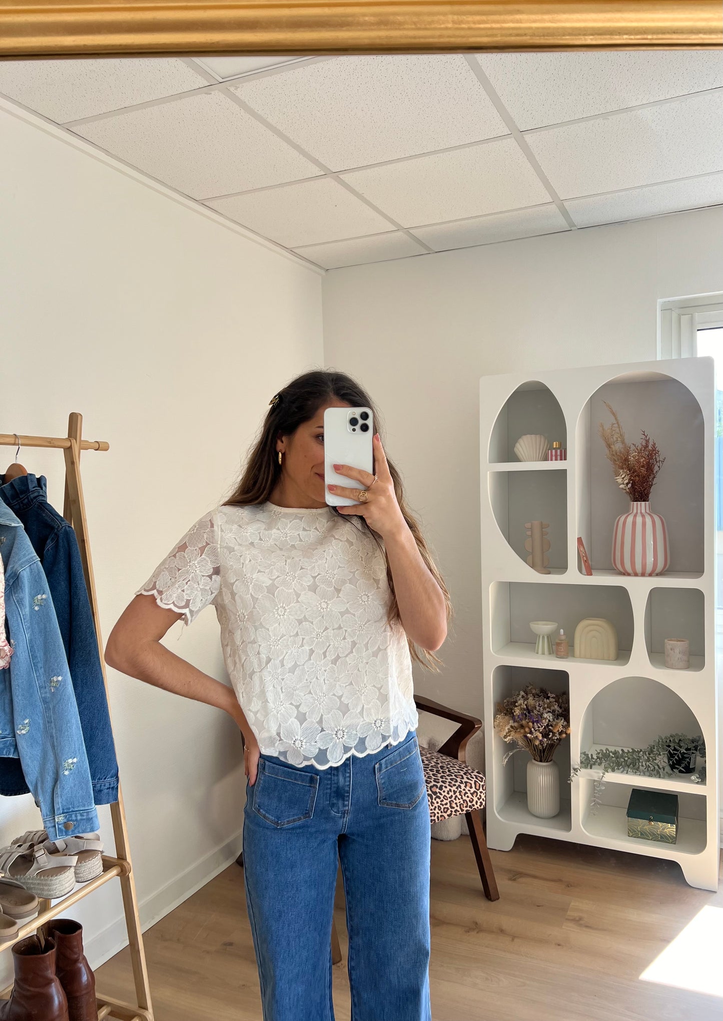 Blouse brodée mini Laura