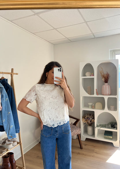 Blouse brodée mini Laura
