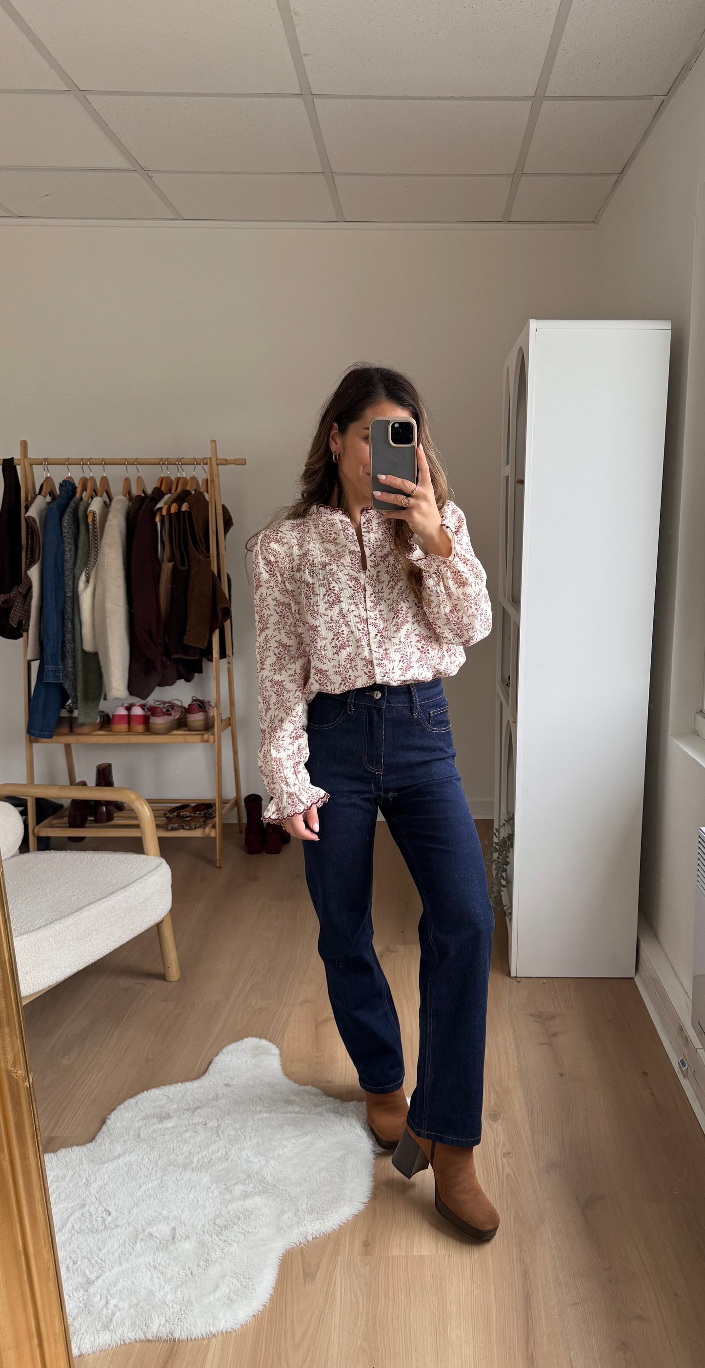 Jean droit Solange brut