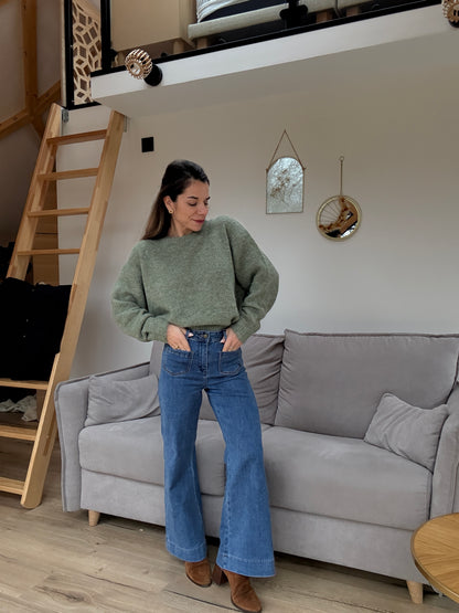 Pull Louise olive