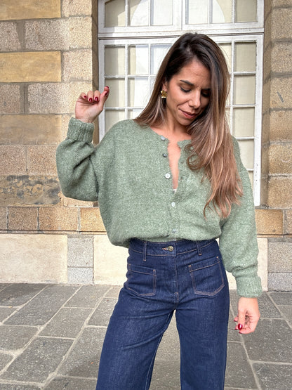 Cardigan Charlie olive
