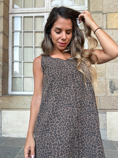 Robe Léa léopard