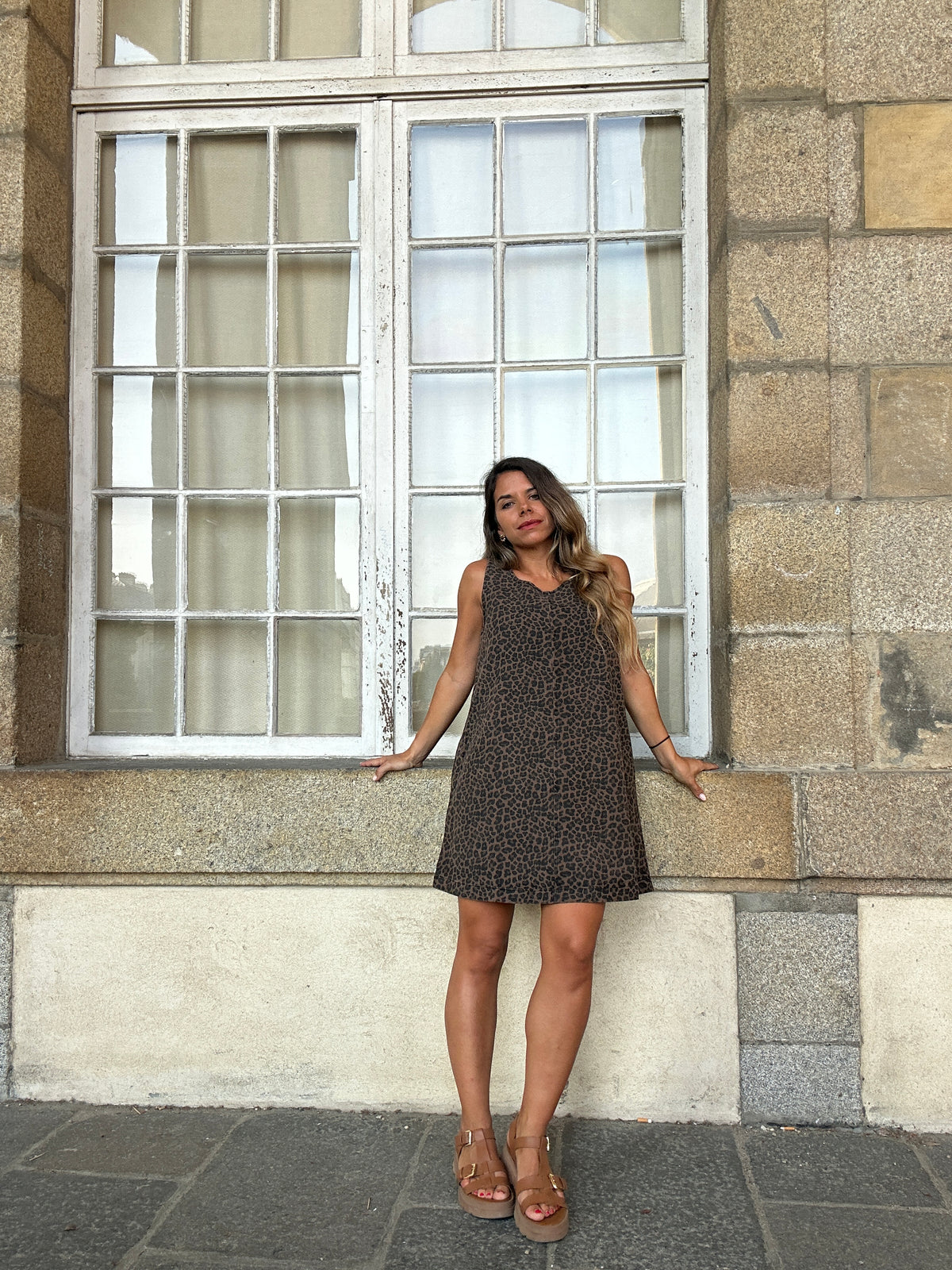 Robe Léa léopard