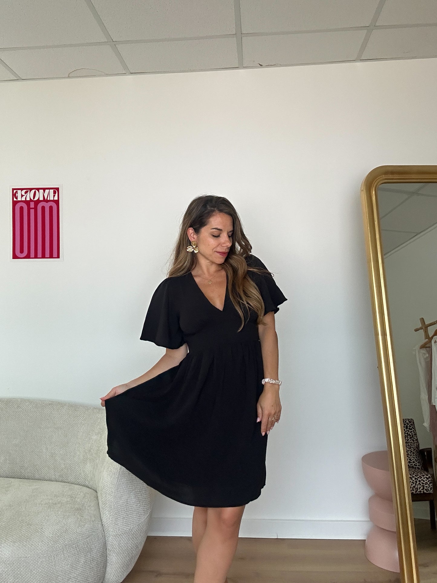 Mini Robe Marbella noire