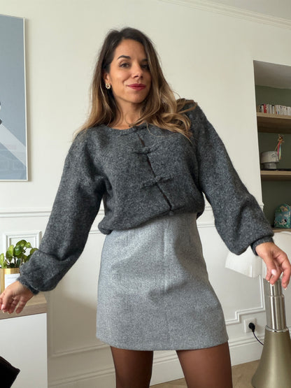 Pull Octavia gris anthracite