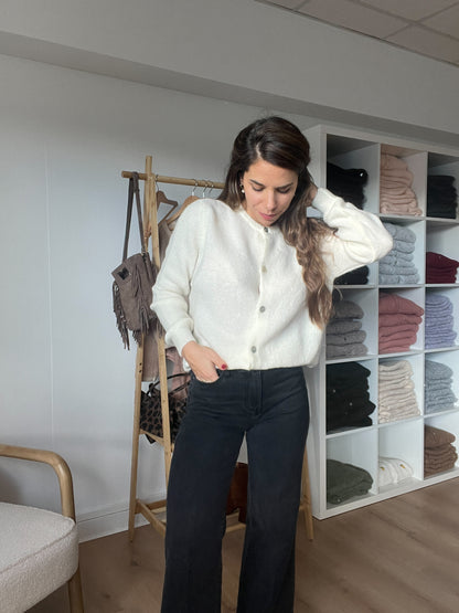Maille en laine Léonie écrue