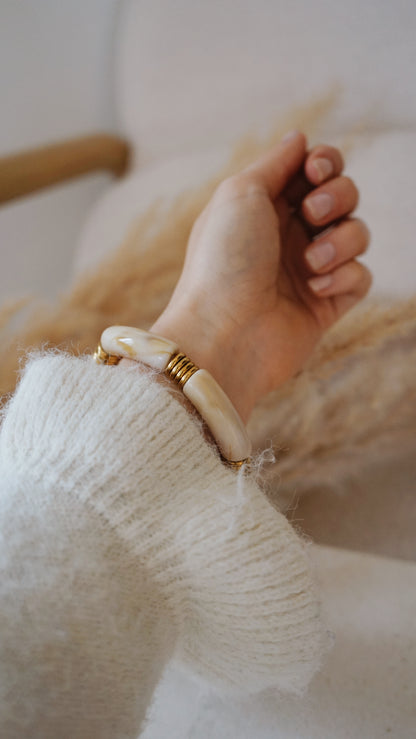 Bracelet Nour écru