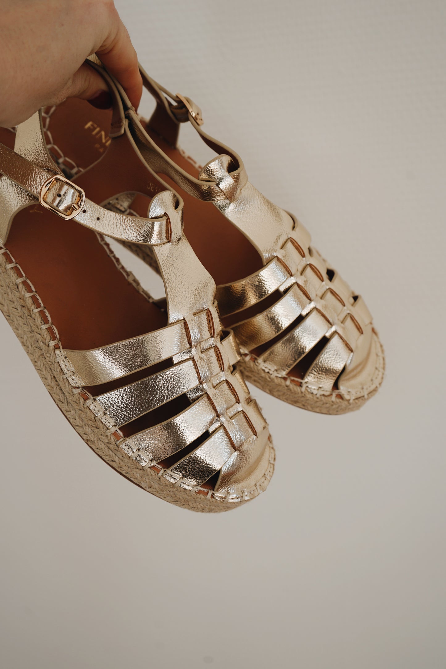 Sandales Salomé Gold