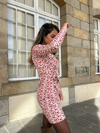 Robe courte à noeud Coline