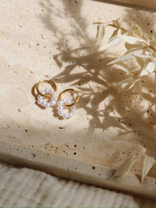 Boucles d'oreille Perles